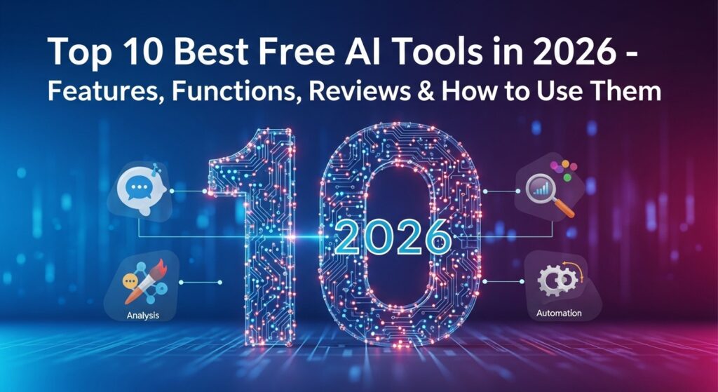 Top 10 Best Free AI Tools in 2026 – Features, Functions, Reviews & How to Use Them